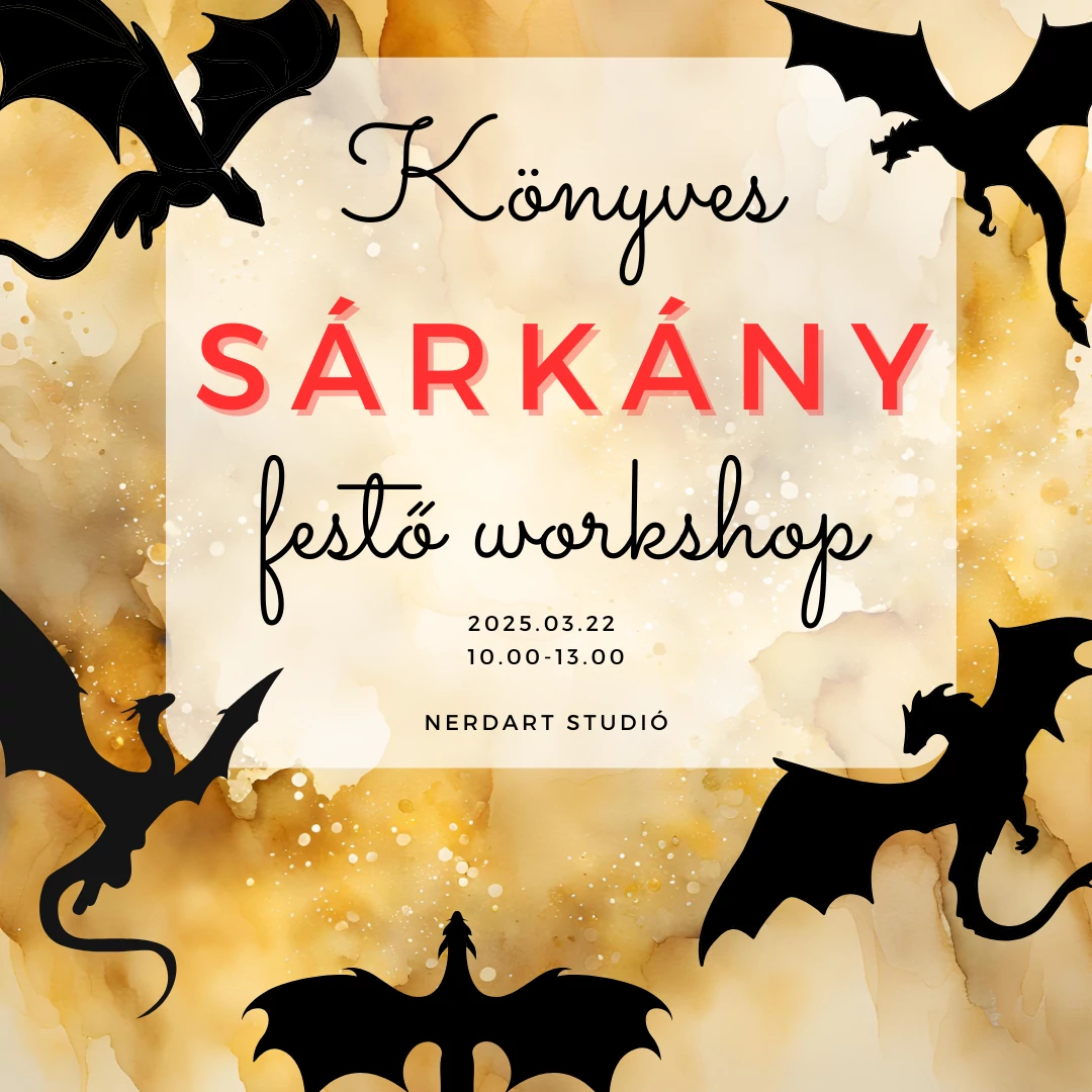 Fesd meg a saját könyves SÁRKÁNYOD! Workshop
